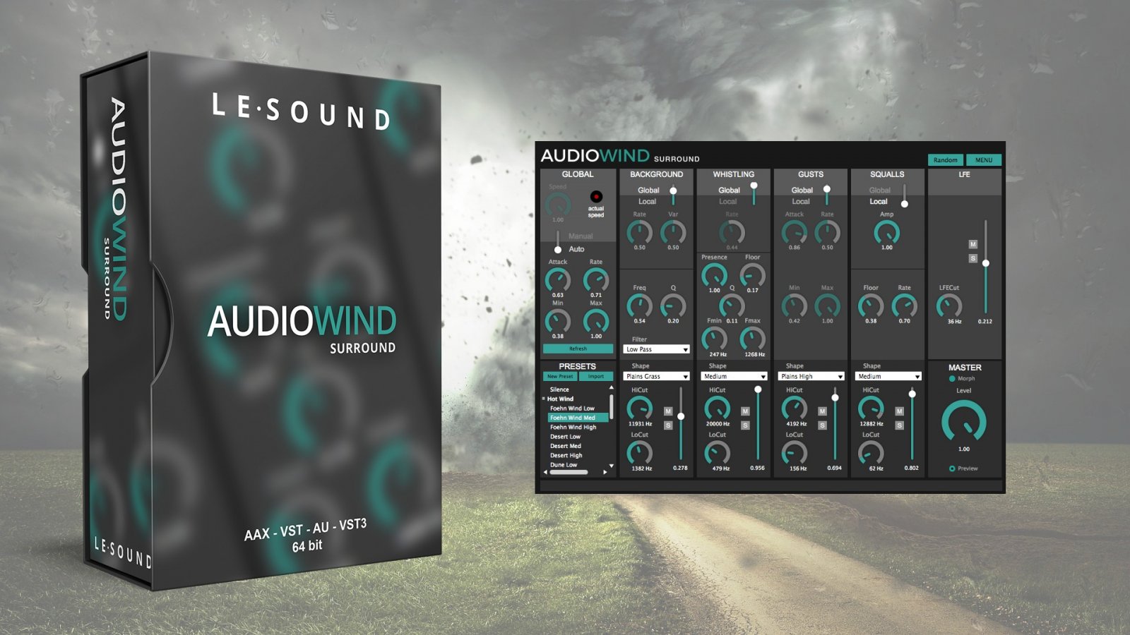 LE Sound AudioWind V2 Pro Sound Design Plug In